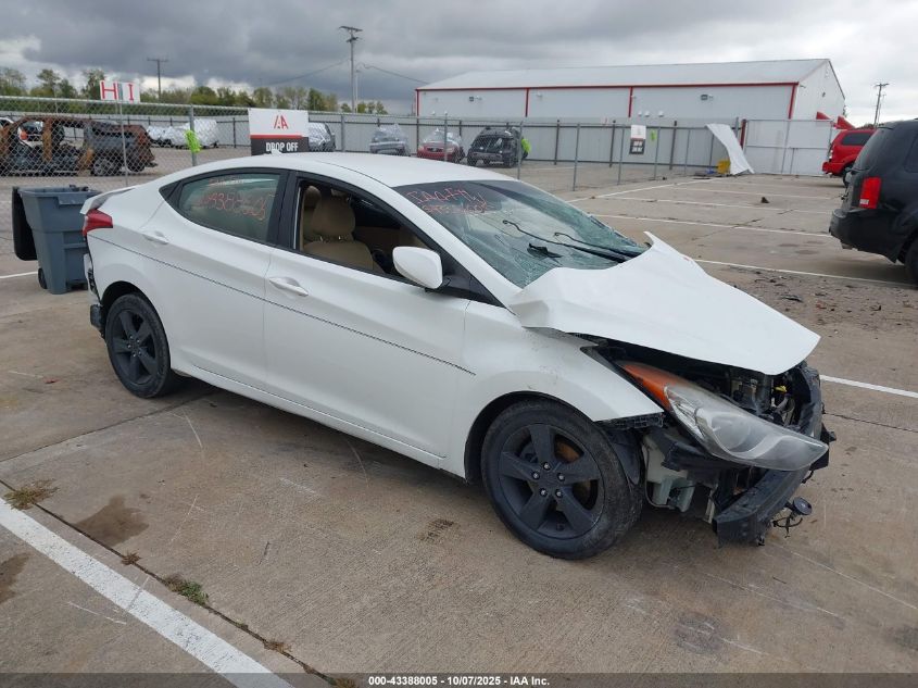 2012 Hyundai Elantra Gls VIN: 5NPDH4AE0CH105074 Lot: 43388005