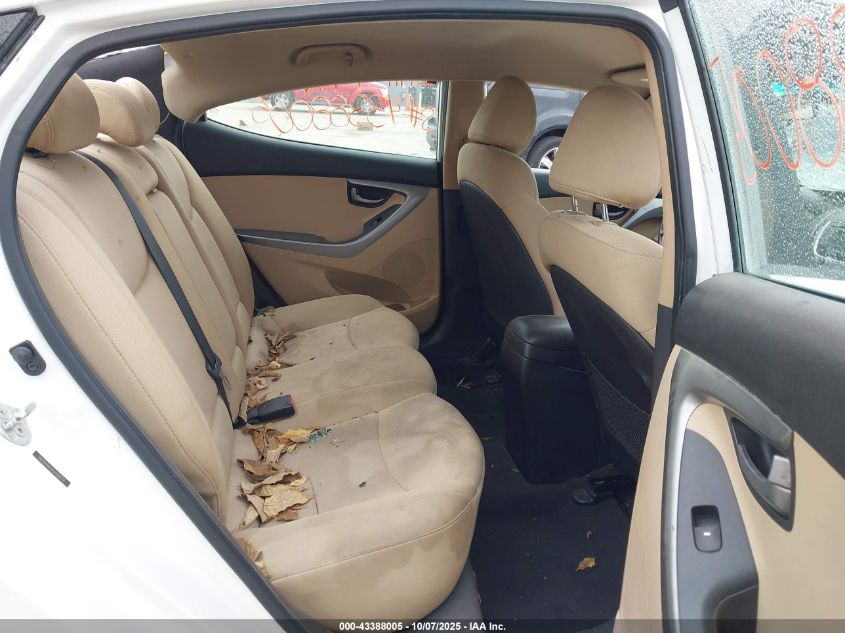 2012 Hyundai Elantra Gls VIN: 5NPDH4AE0CH105074 Lot: 43388005