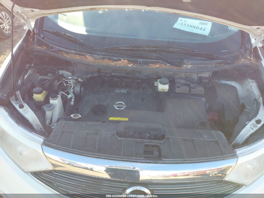 2014 Nissan Quest Sv VIN: JN8AE2KP9E9107289 Lot: 43388044