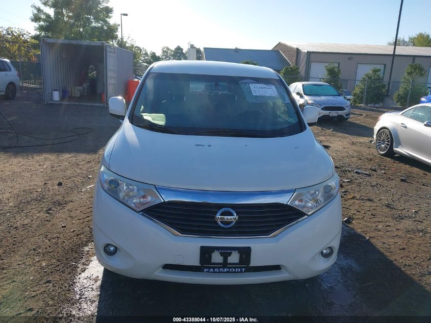 2014 Nissan Quest Sv VIN: JN8AE2KP9E9107289 Lot: 43388044