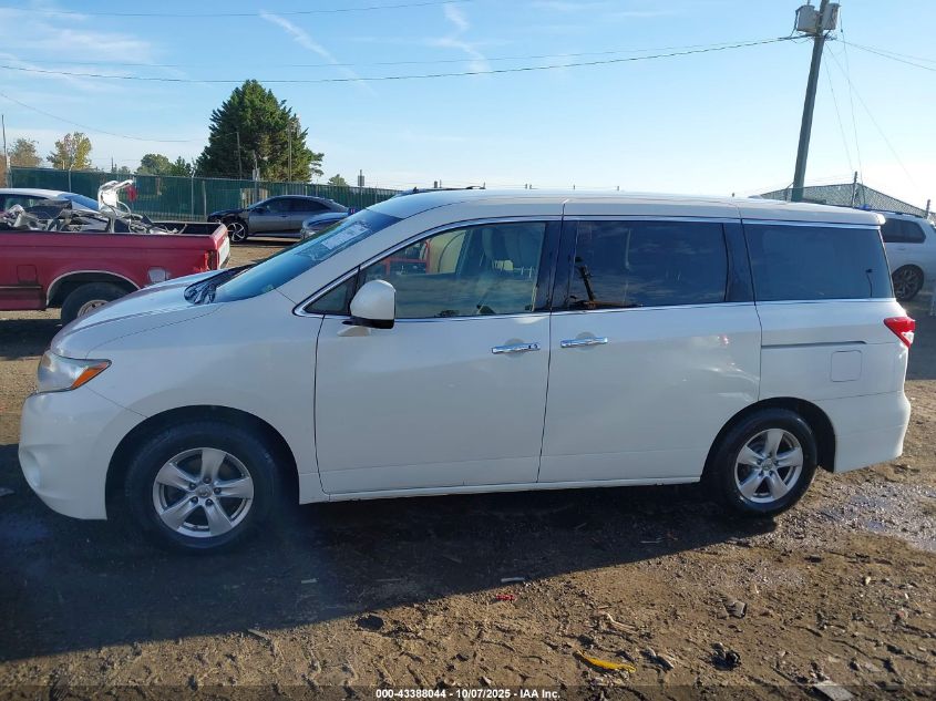 2014 Nissan Quest Sv VIN: JN8AE2KP9E9107289 Lot: 43388044