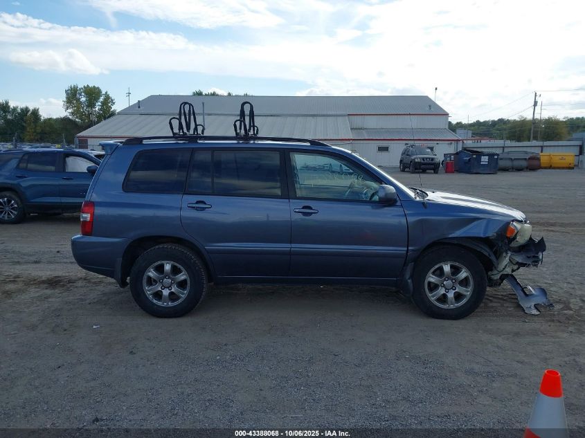 2007 Toyota Highlander V6 VIN: JTEHP21A270231408 Lot: 43388068