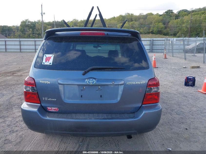 2007 Toyota Highlander V6 VIN: JTEHP21A270231408 Lot: 43388068