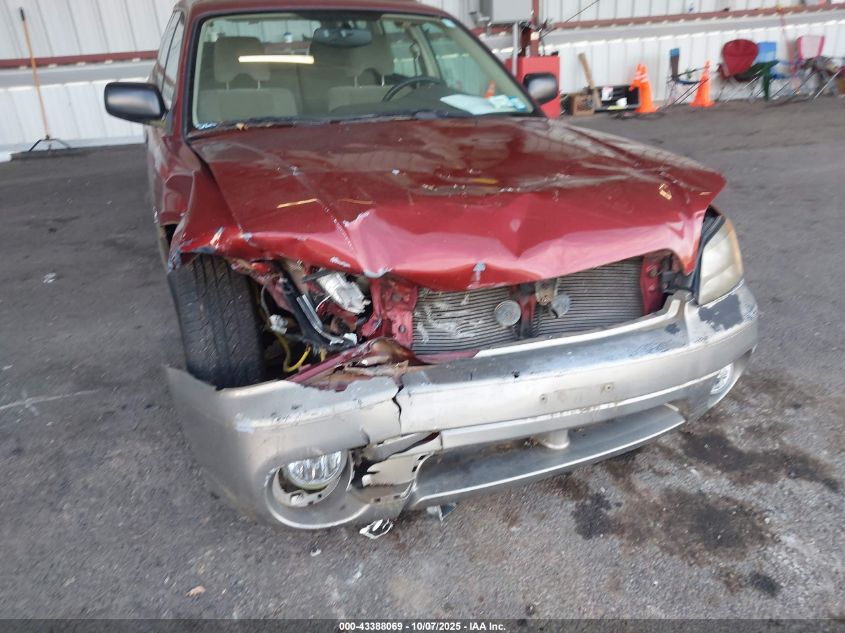 2004 Subaru Outback VIN: 4S3BH675147627082 Lot: 43388069