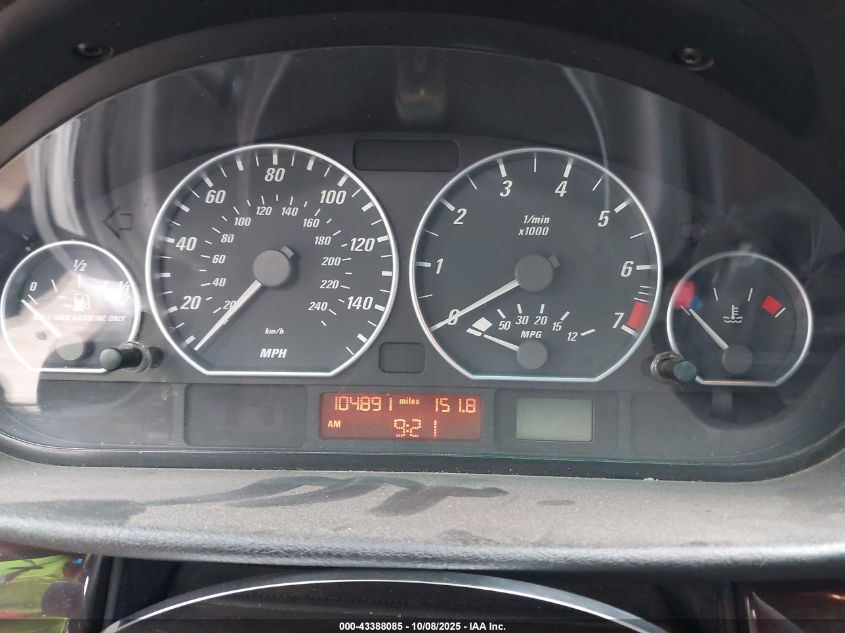 2006 BMW 330Ci VIN: WBABW53416PZ39335 Lot: 43388085