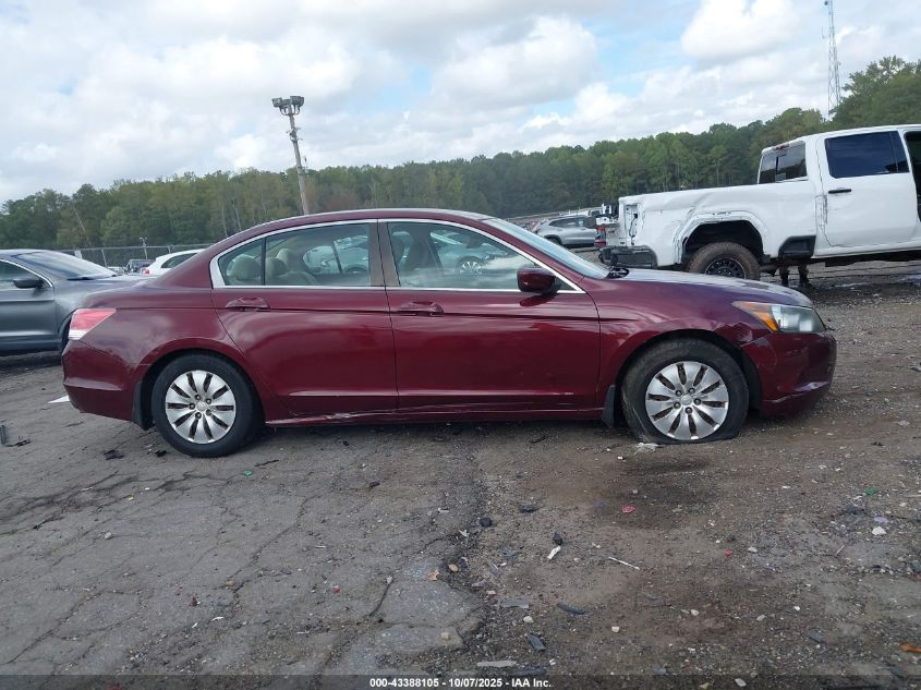 2010 Honda Accord 2.4 Lx VIN: 1HGCP2F36AA073635 Lot: 43388105