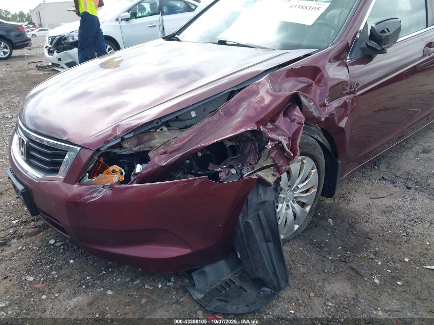 2010 Honda Accord 2.4 Lx VIN: 1HGCP2F36AA073635 Lot: 43388105