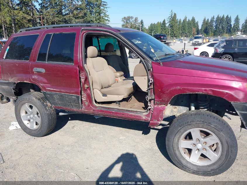 2002 Jeep Grand Cherokee Laredo VIN: 1J4GW48S42C232350 Lot: 43388128