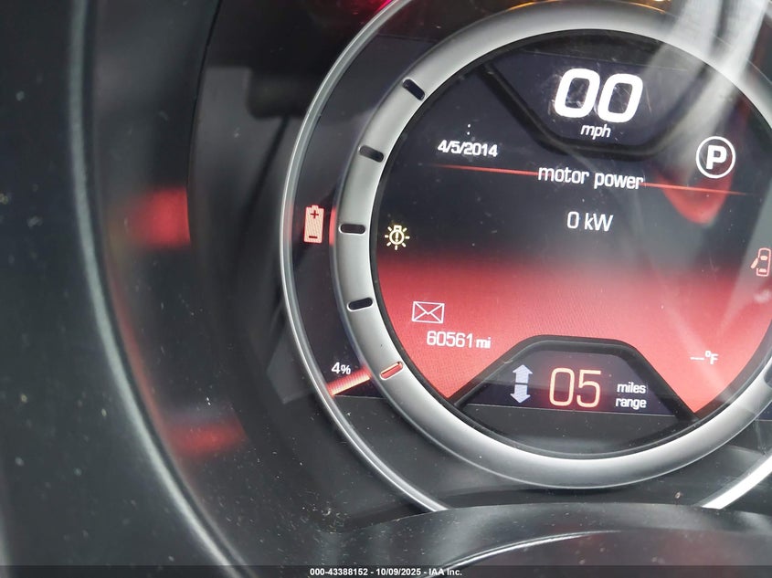 2015 Fiat 500E Battery Electric VIN: 3C3CFFGE1FT549836 Lot: 43388152