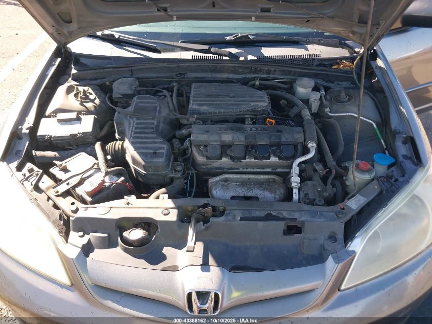 2005 Honda Civic Lx VIN: 2HGES15545H514688 Lot: 43388162