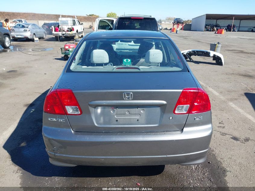 2005 Honda Civic Lx VIN: 2HGES15545H514688 Lot: 43388162