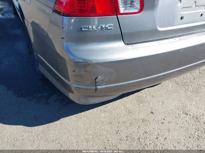 2005 Honda Civic Lx VIN: 2HGES15545H514688 Lot: 43388162