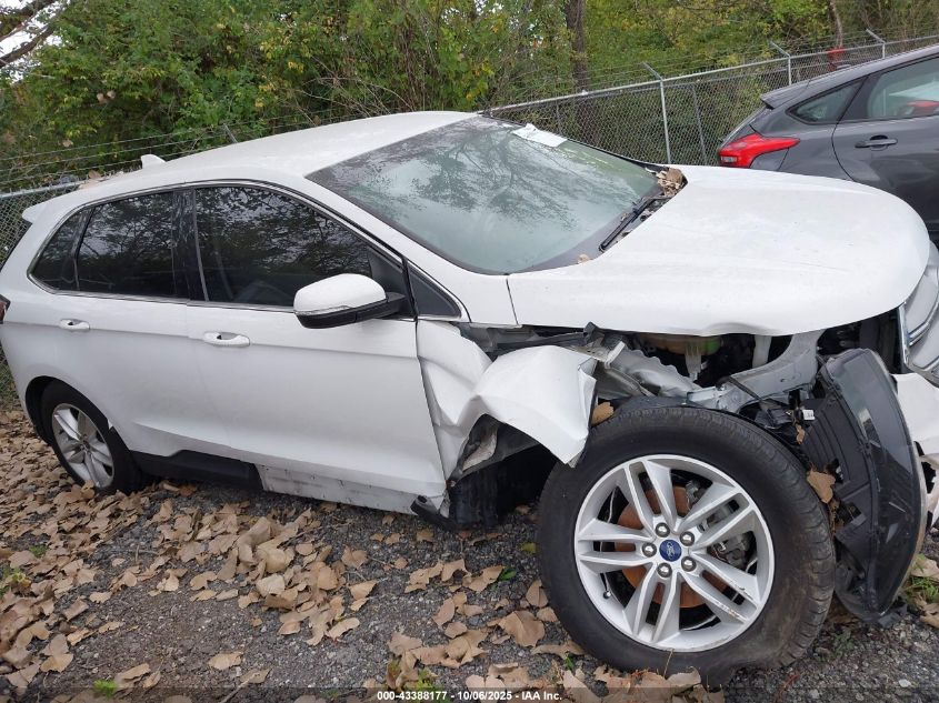 2017 Ford Edge Sel VIN: 2FMPK3J97HBC37453 Lot: 43388177