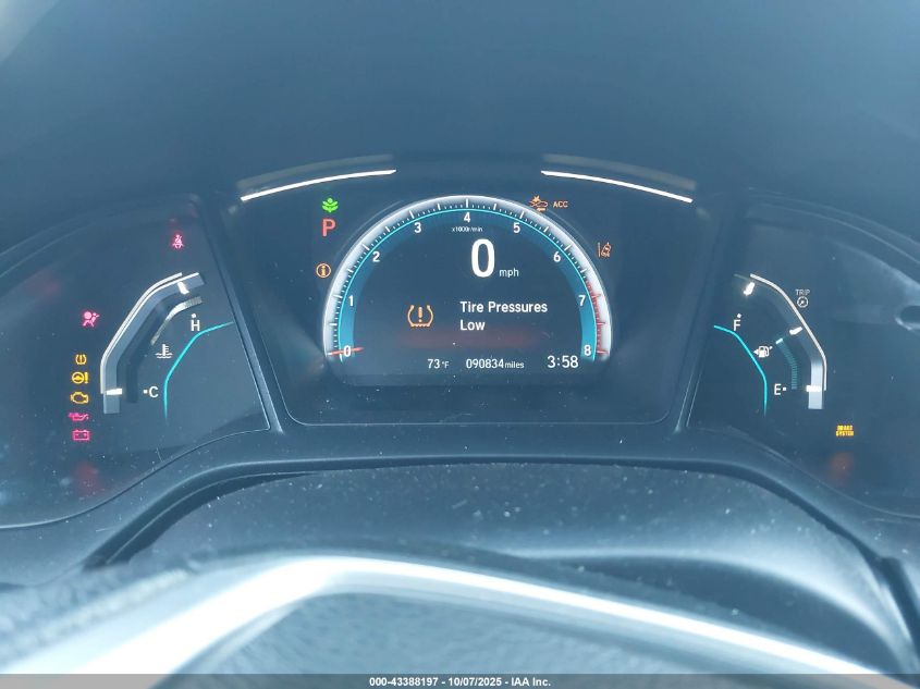 2019 Honda Civic Lx VIN: 19XFC2F60KE204204 Lot: 43388197