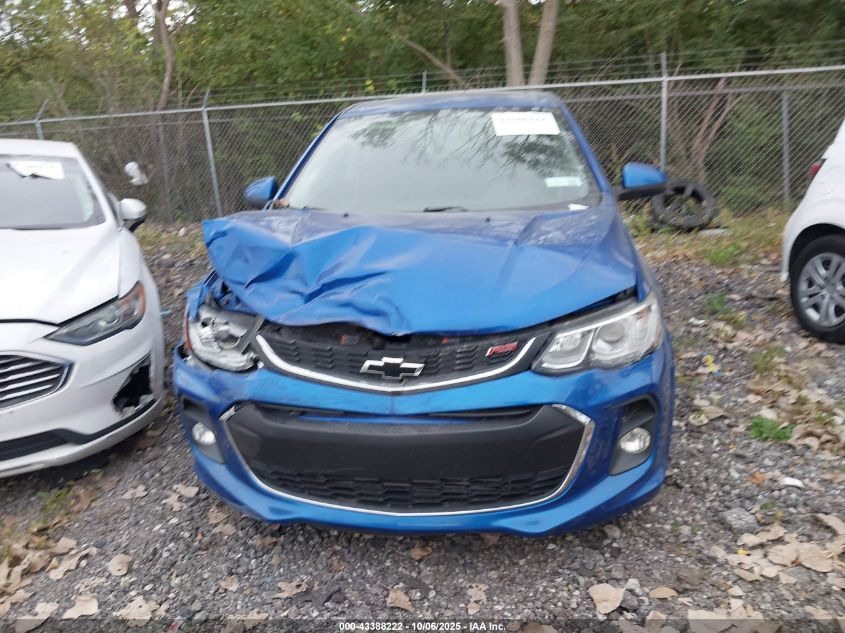 2018 Chevrolet Sonic Lt Auto VIN: 1G1JD6SB3J4102910 Lot: 43388222