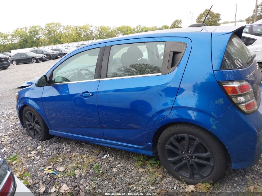 2018 Chevrolet Sonic Lt Auto VIN: 1G1JD6SB3J4102910 Lot: 43388222