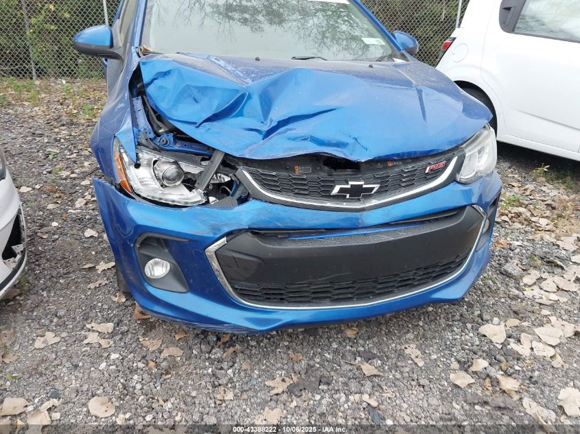 2018 Chevrolet Sonic Lt Auto VIN: 1G1JD6SB3J4102910 Lot: 43388222