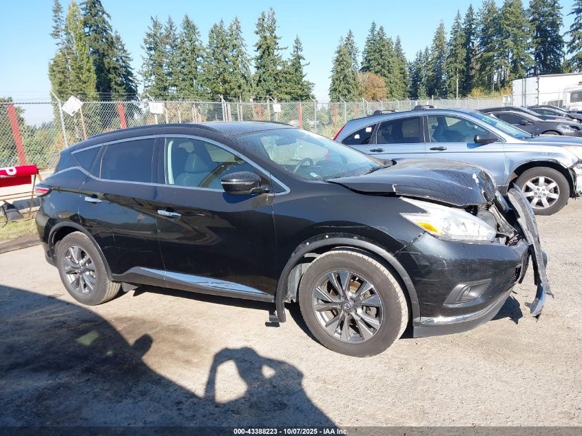 2017 Nissan Murano Sv VIN: 5N1AZ2MHXHN113342 Lot: 43388223
