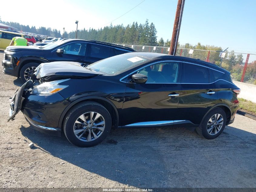 2017 Nissan Murano Sv VIN: 5N1AZ2MHXHN113342 Lot: 43388223