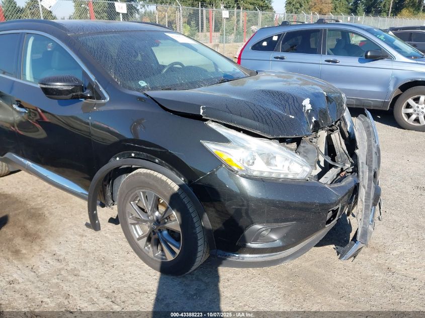 2017 Nissan Murano Sv VIN: 5N1AZ2MHXHN113342 Lot: 43388223