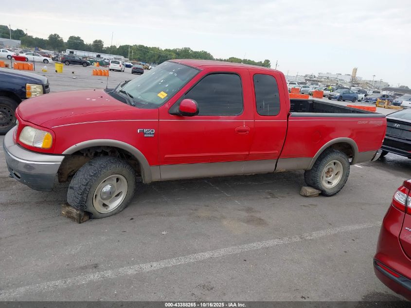 2001 Ford F-150 Lariat/Xl/Xlt VIN: 1FTRX18L51NA93660 Lot: 43388265