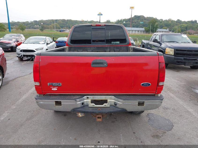 2001 Ford F-150 Lariat/Xl/Xlt VIN: 1FTRX18L51NA93660 Lot: 43388265