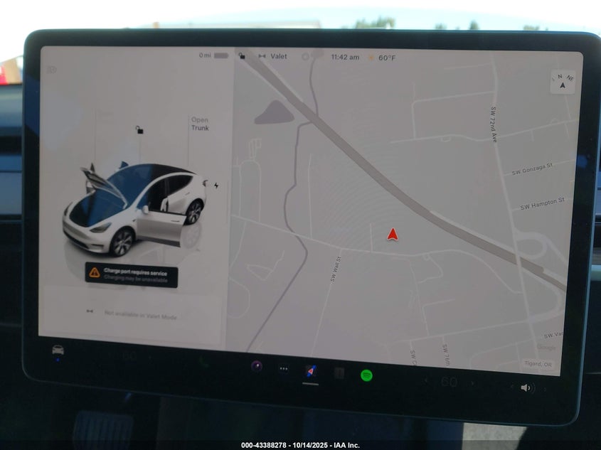 2023 Tesla Model Y Awd/Long Range Dual Motor All-Wheel Drive VIN: 7SAYGDEEXPA075942 Lot: 43388278