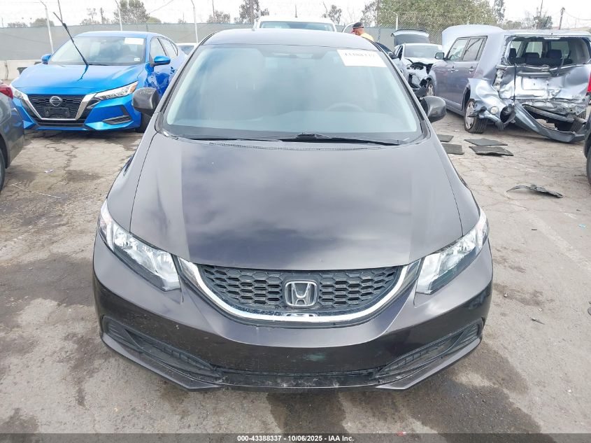 2013 Honda Civic Hf VIN: 2HGFB2F6XDH533522 Lot: 43388337