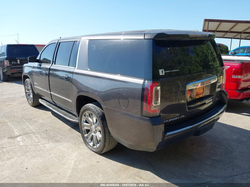 2015 GMC Yukon Xl 1500 Denali grey suv gasoline 1GKS2JKJ5FR719302 photo #4