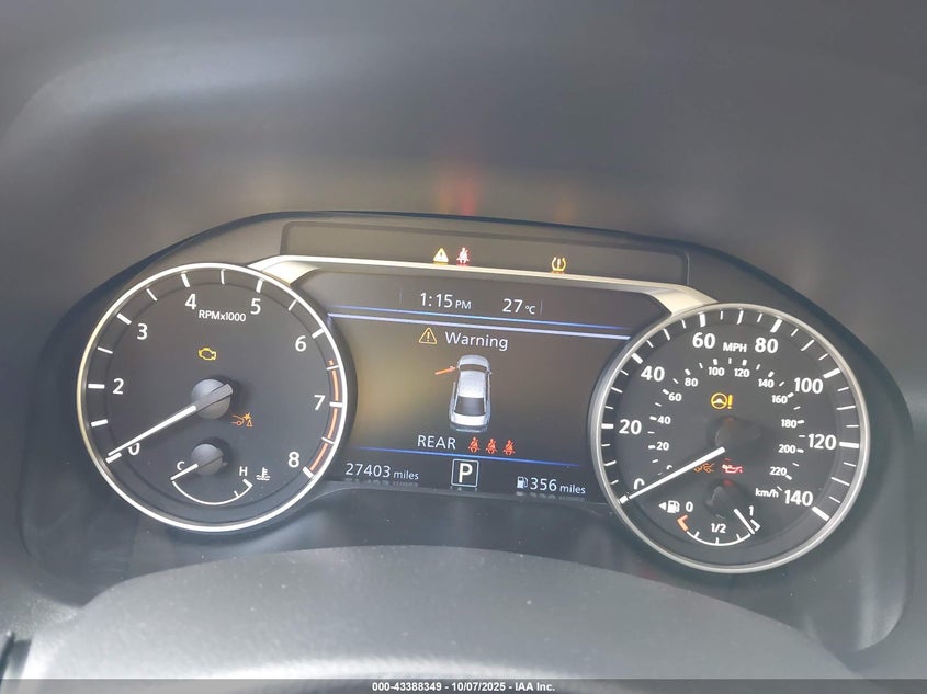 2024 Nissan Altima Sv Intelligent Awd VIN: 1N4BL4DW1RN351009 Lot: 43388349