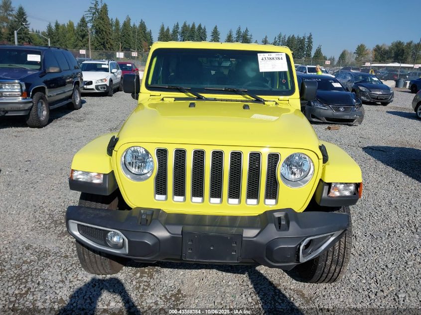 2023 Jeep Wrangler 4-Door Sahara 4X4 VIN: 1C4HJXEN5PW570760 Lot: 43388384