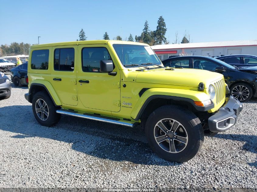2023 Jeep Wrangler 4-Door Sahara 4X4 VIN: 1C4HJXEN5PW570760 Lot: 43388384