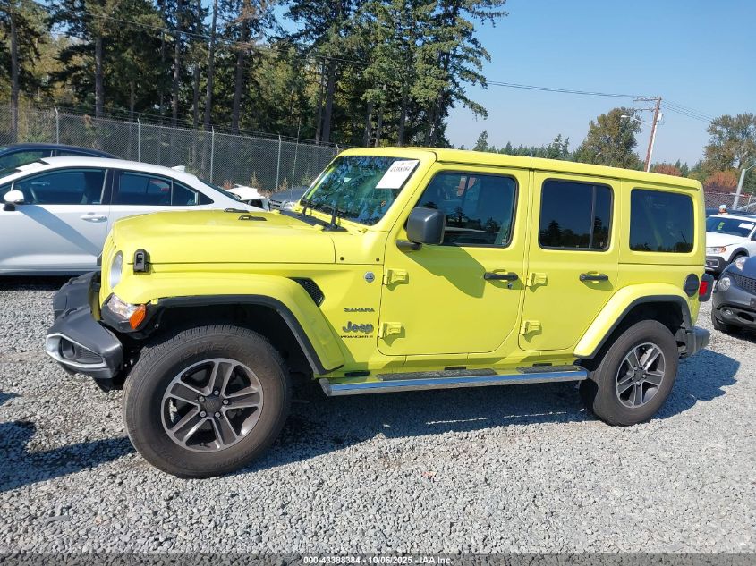 2023 Jeep Wrangler 4-Door Sahara 4X4 VIN: 1C4HJXEN5PW570760 Lot: 43388384