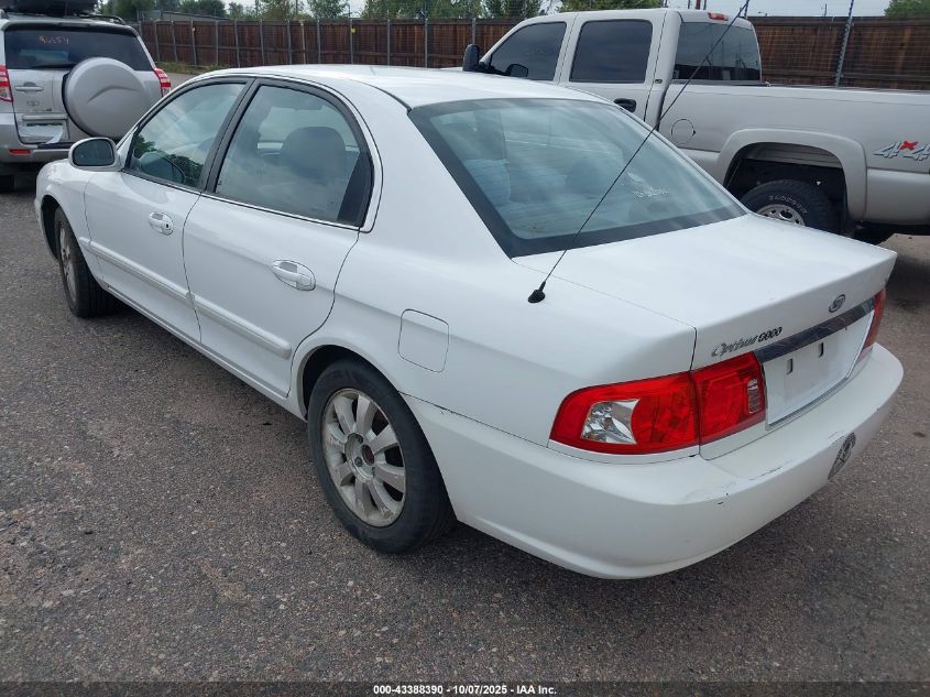 2005 Kia Optima Ex V6/Lx V6 VIN: KNAGD128855412251 Lot: 43388390