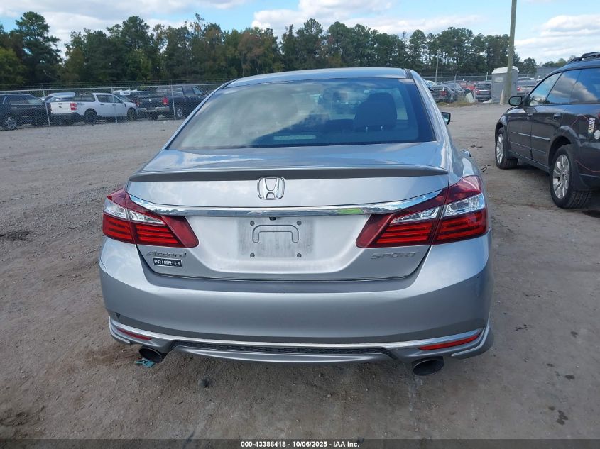 2016 Honda Accord Sport VIN: 1HGCR2F53GA193168 Lot: 43388418