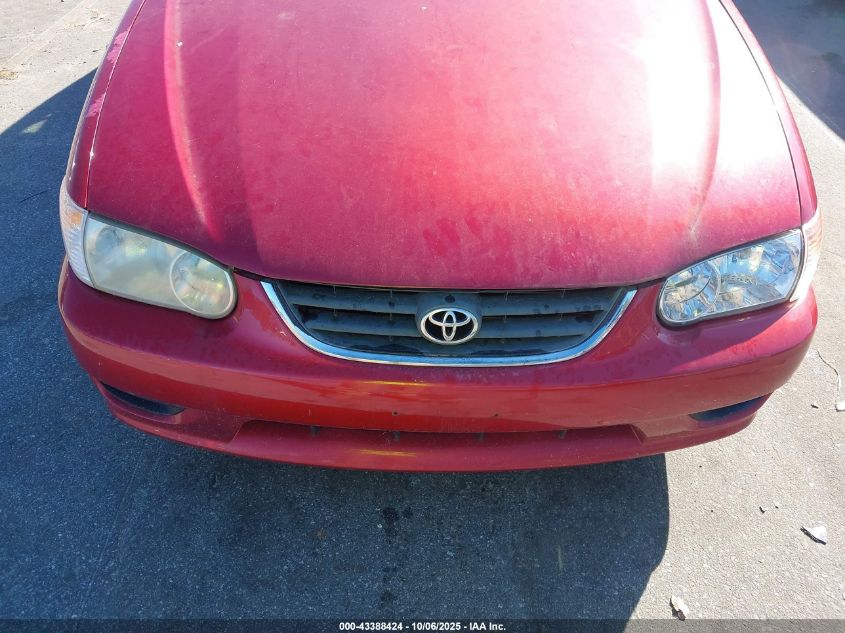 2001 Toyota Corolla Le VIN: 2T1BR12E81C425681 Lot: 43388424