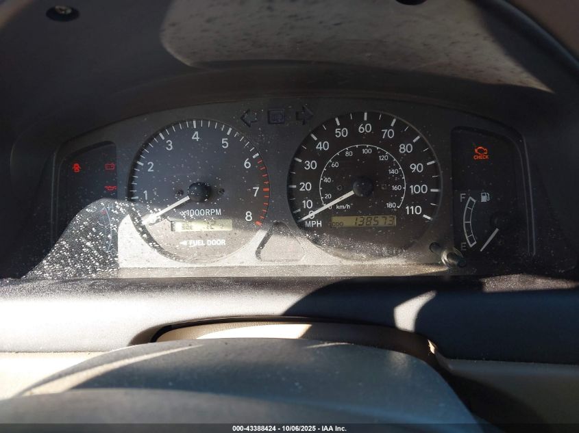 2001 Toyota Corolla Le VIN: 2T1BR12E81C425681 Lot: 43388424