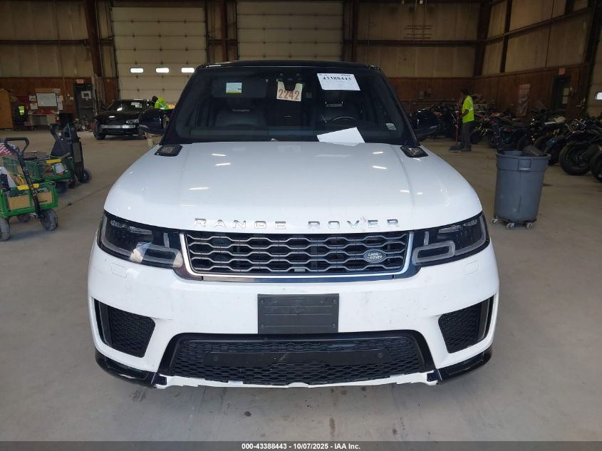 2018 Land Rover Range Rover Sport Hse VIN: SALWR2RV7JA199322 Lot: 43388443