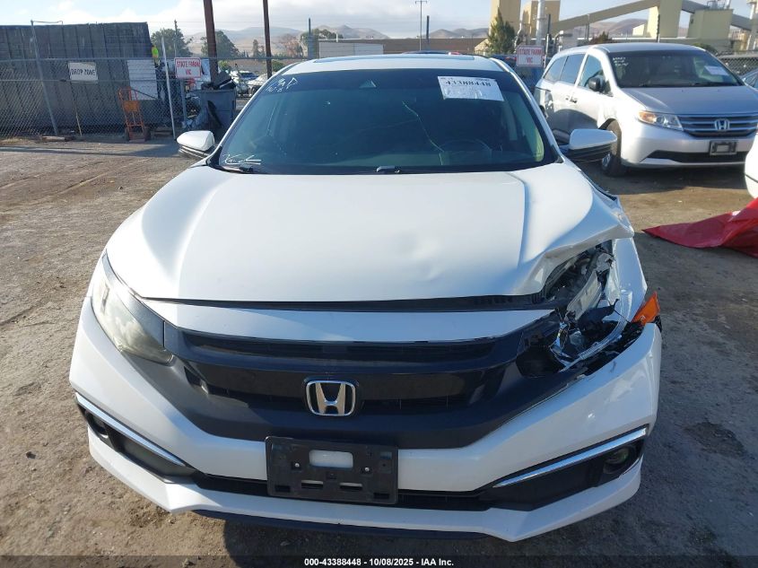 2019 Honda Civic Ex VIN: 19XFC1F37KE207309 Lot: 43388448