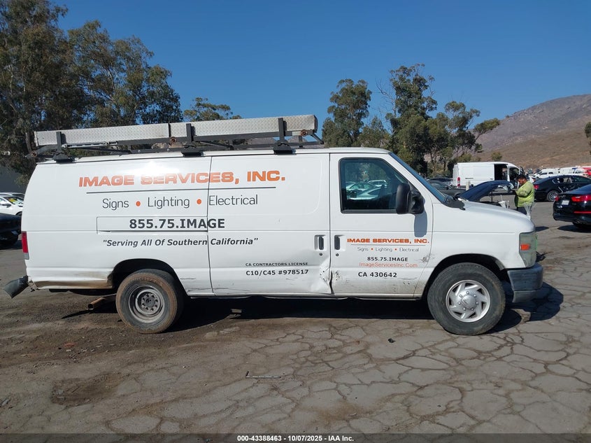 2013 FORD E-250 COMMERCIAL 1FTNS2EL5DDA58103