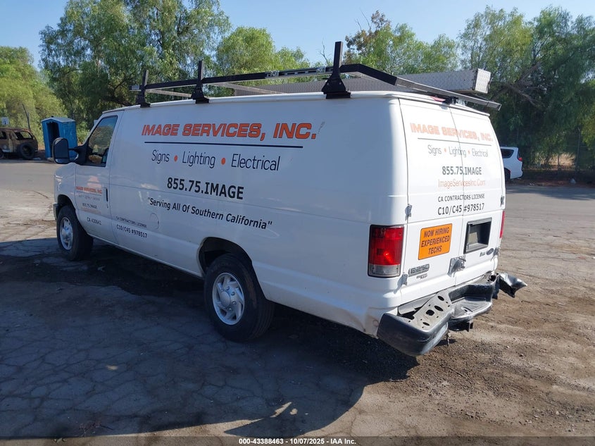 2013 FORD E-250 COMMERCIAL 1FTNS2EL5DDA58103