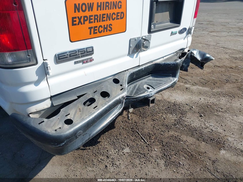 2013 FORD E-250 COMMERCIAL 1FTNS2EL5DDA58103