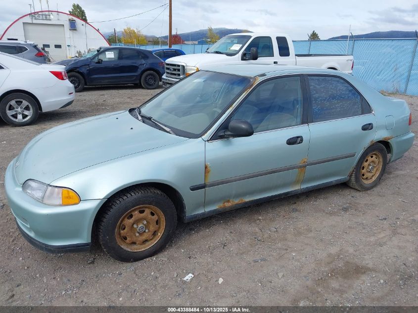 1993 Honda Civic Lx VIN: JHMEG855XPS018863 Lot: 43388484