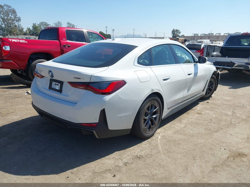 2024 BMW I4 GRAN COUPE EDRIVE35 WBY43AW0XRFT04354