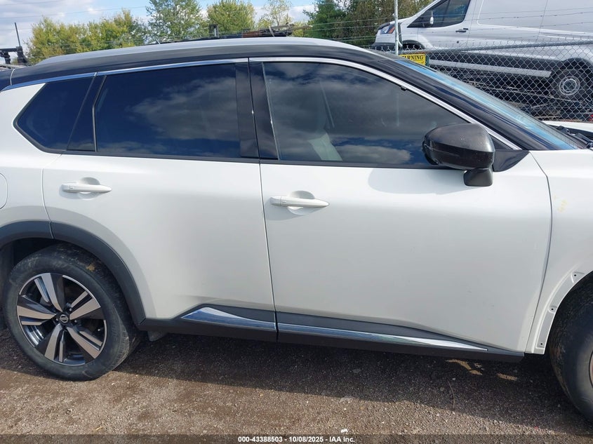 2021 Nissan Rogue Sl Intelligent Awd VIN: 5N1AT3CB4MC757719 Lot: 43388503