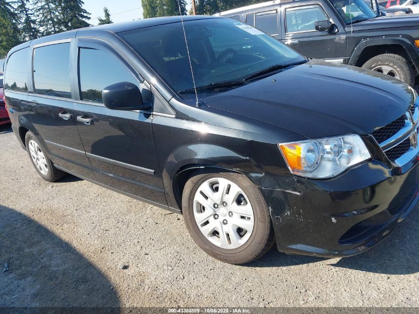 2016 Dodge Grand Caravan American Value Pkg VIN: 2C4RDGBG1GR398530 Lot: 43388509