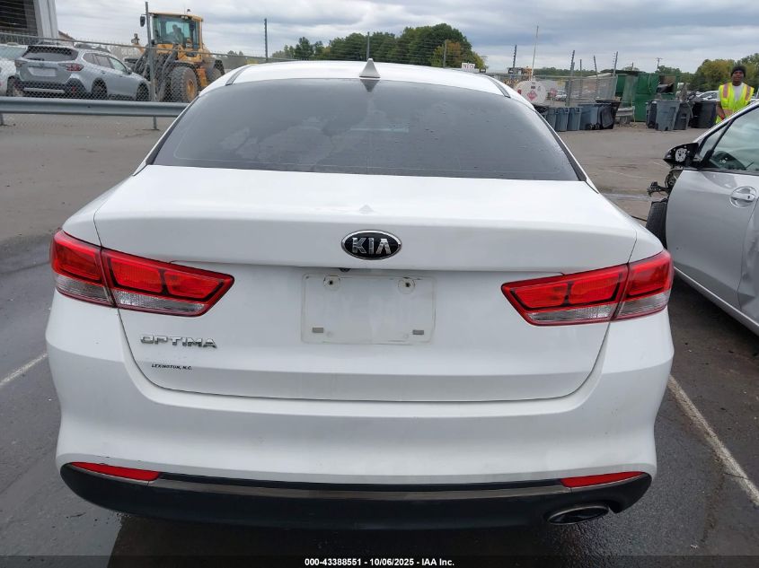 2016 Kia Optima Lx VIN: 5XXGT4L33GG004541 Lot: 43388551