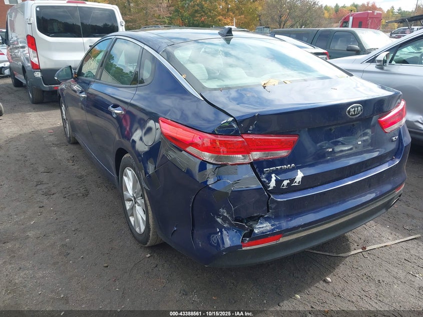 2016 Kia Optima Ex blue sedan gasoline 5XXGU4L37GG110617 photo #4