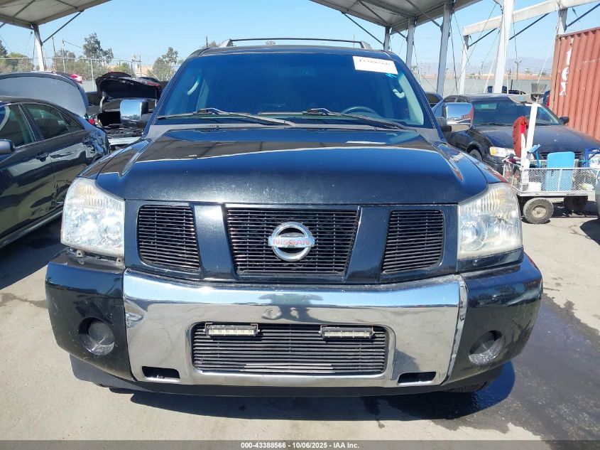 2006 Nissan Armada Se VIN: 5N1AA08A16N700678 Lot: 43388566