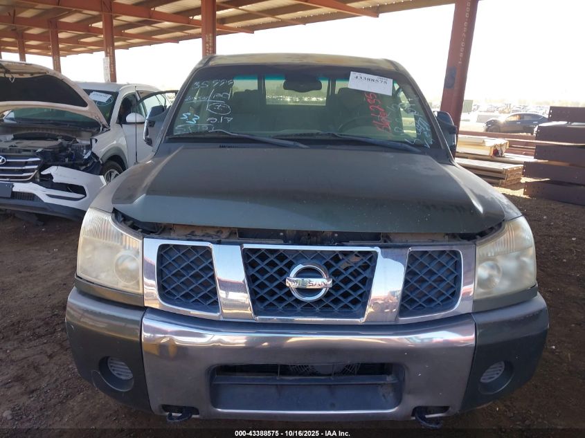 2005 Nissan Titan Se VIN: 1N6AA07A65N566235 Lot: 43388575